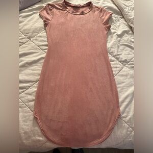 January 7 dusty rose dress